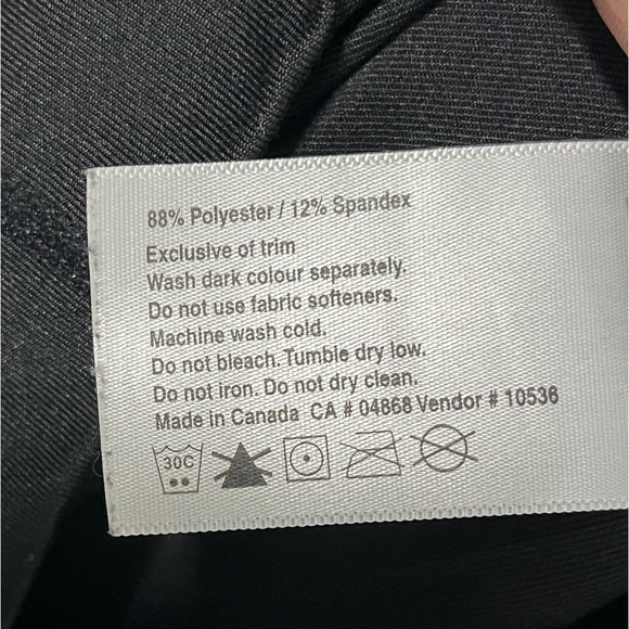 MEC Black Flared Stretch Pants Women’s L | Made in Canada - Picture 5 of 11